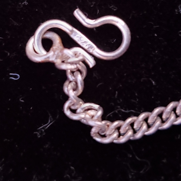 New Solar Quartz 925 Silver Necklace. - Picture 5 of 9